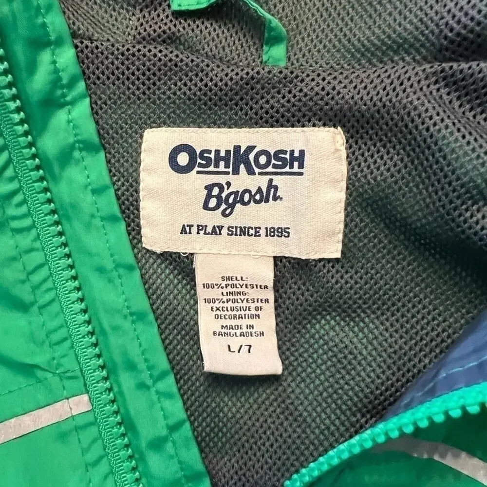 OSHKOSH BOYS FULL ZIP JACKET SIZE L (7) MINT